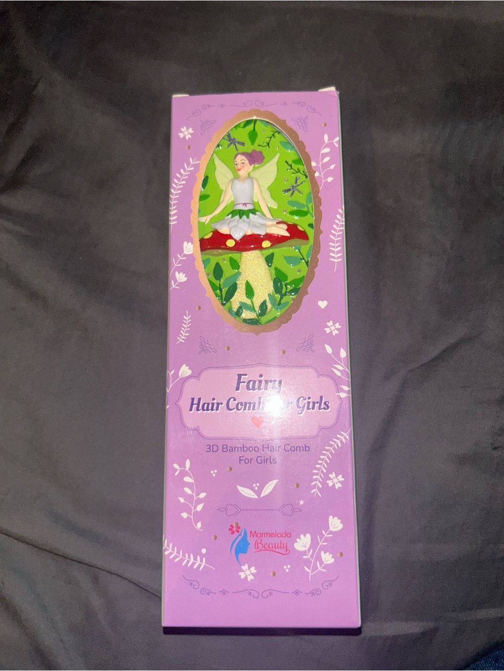 Fairy Hair Comb for Girls - Purple